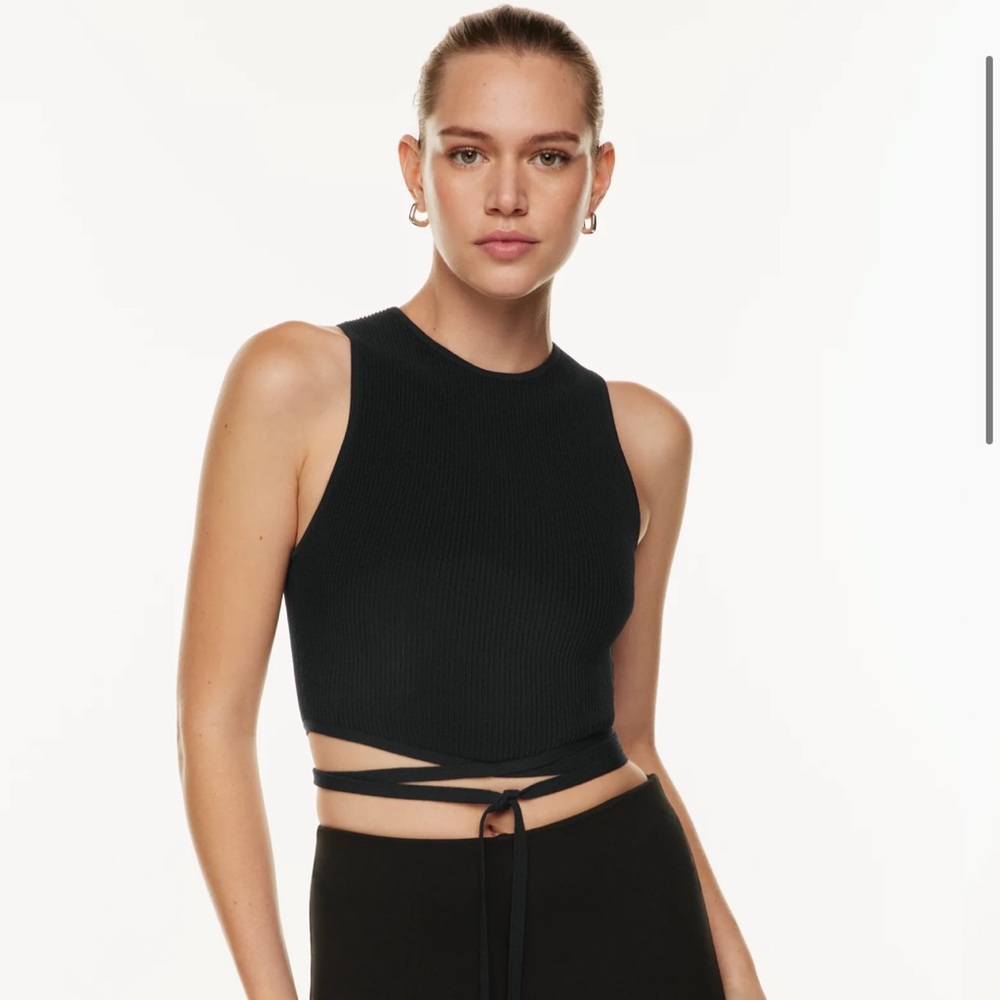 Babaton Aritzia
Baker Sculpt Knit Tank Black 2XS NWT